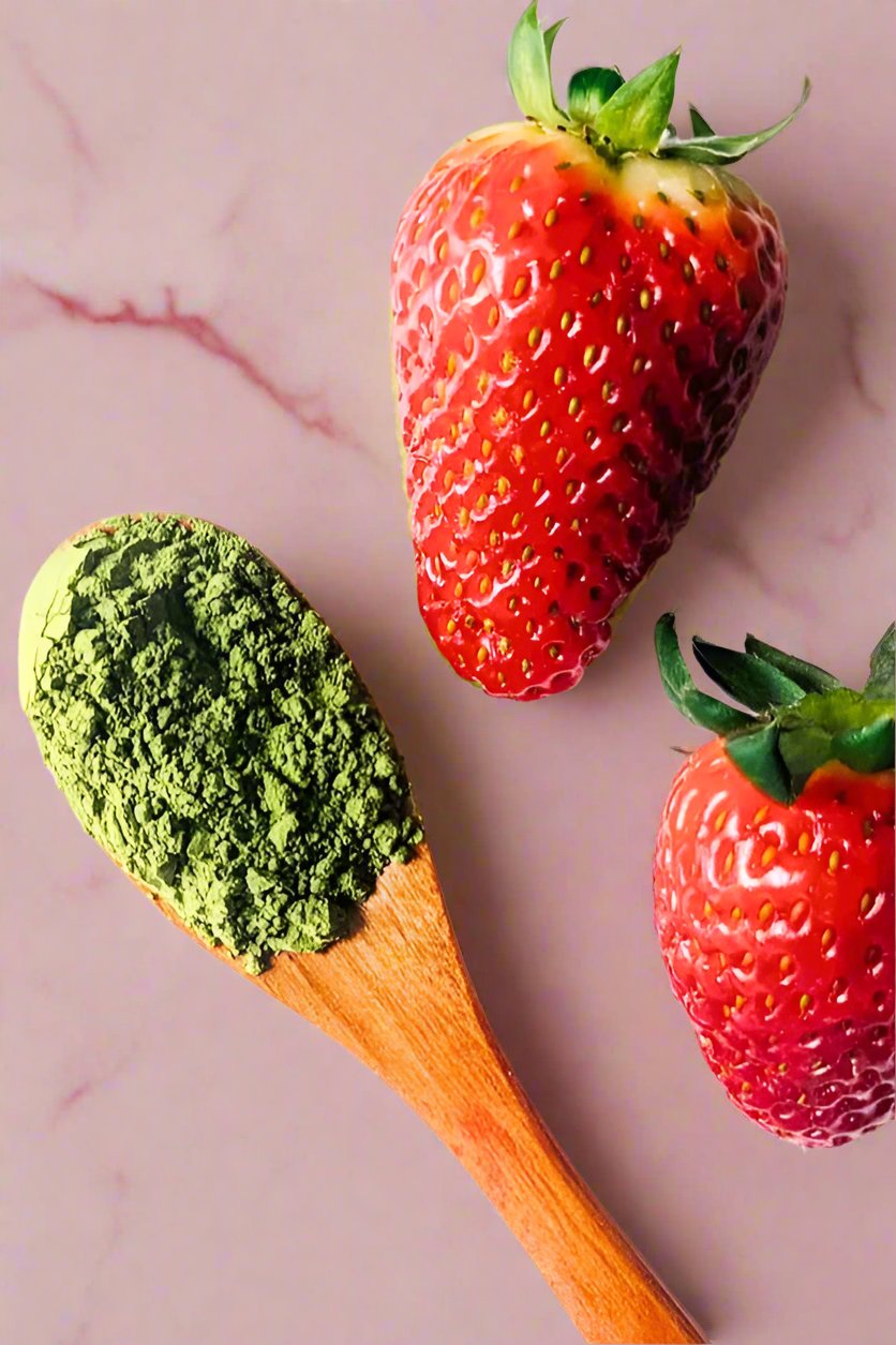 Strawberry & Matcha Exfoliating Clay Mask