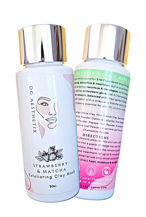Strawberry &amp; Matcha Exfoliating Clay Mask
